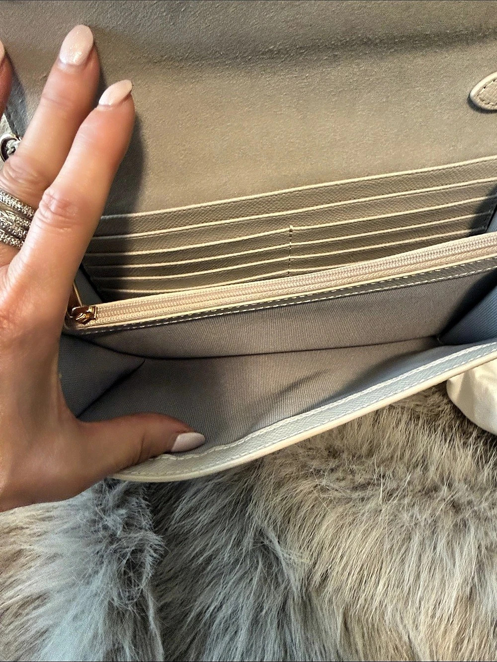 Furla Metropolis Mini Crossbody Bag Shoulder Bag Beige - Picture 5 of 6